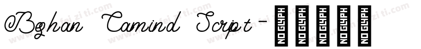 Beshan Camind Script字体转换